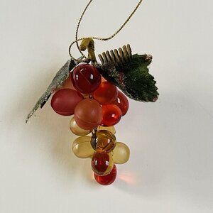 Acrylic Beaded Grape Clusters Ornaments Decor Wall Hanging Home Fruits